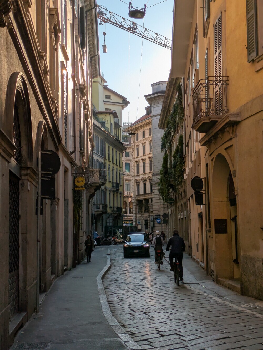 I spent some time in Milan with my cousin