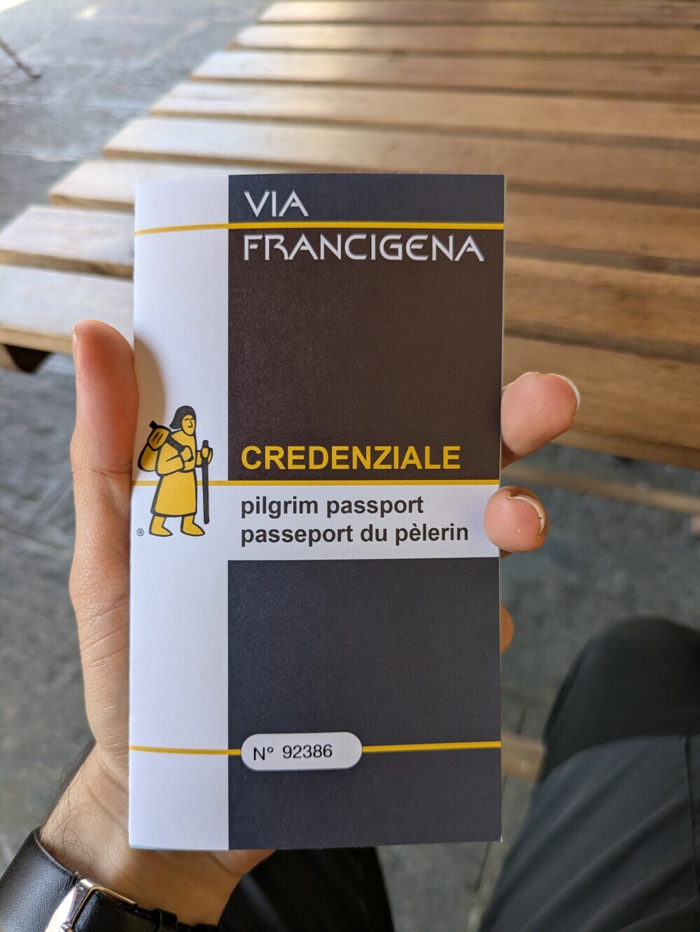 Papers, please: my new pilgrim passport