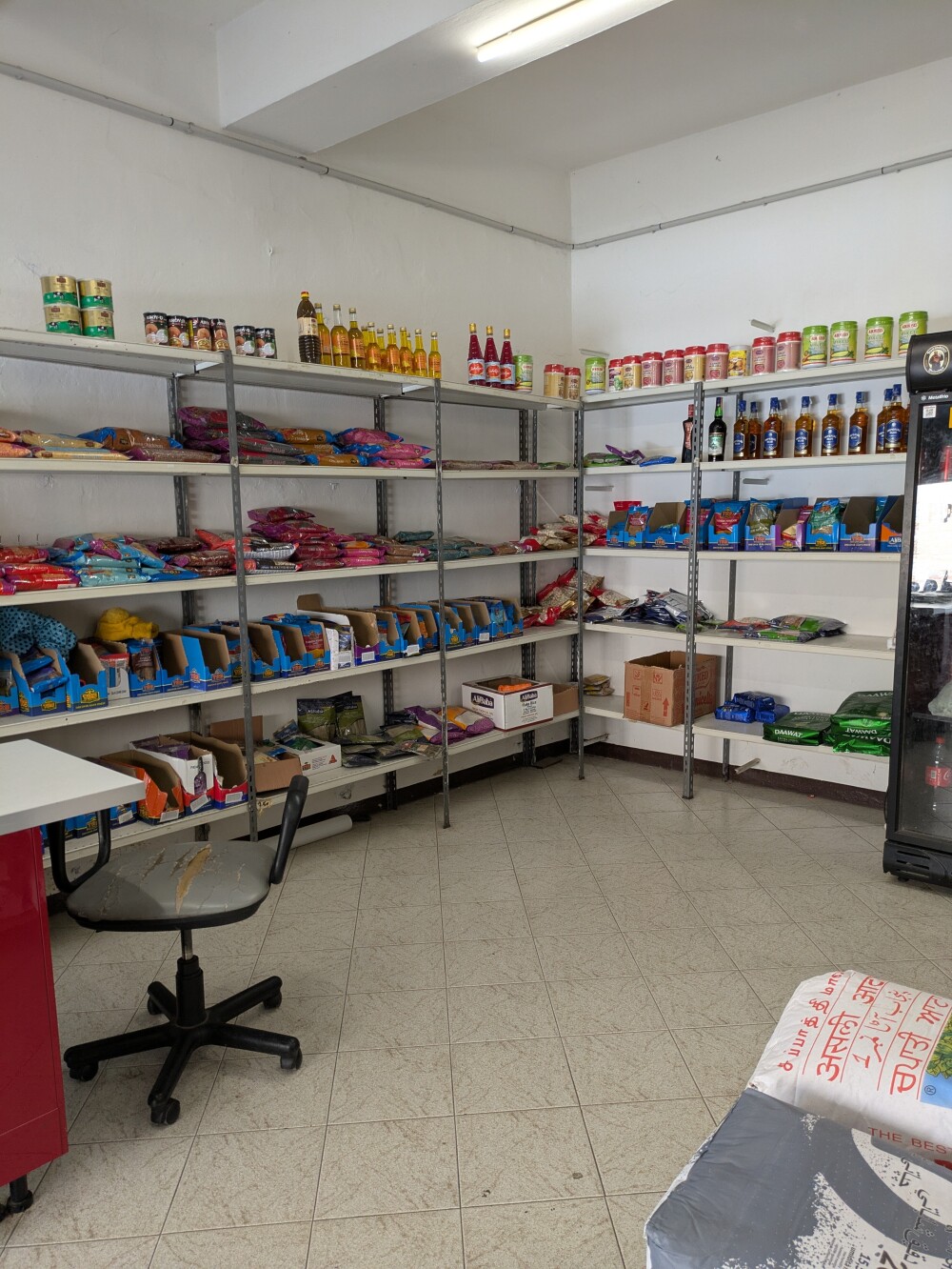 Many familiar brands in the Punjabi shop