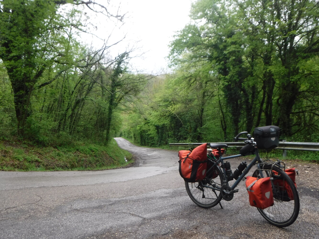 I wish I'd had a low enough gear for this hill