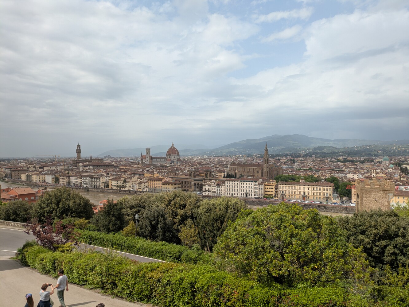 Florence from a nearby hill