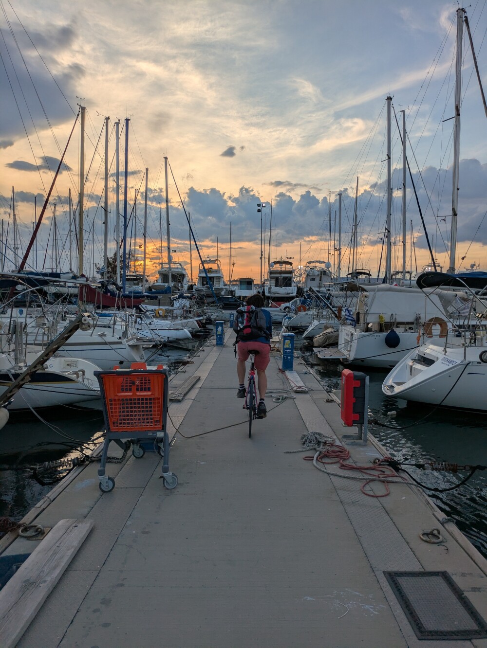 Coming home in the evening