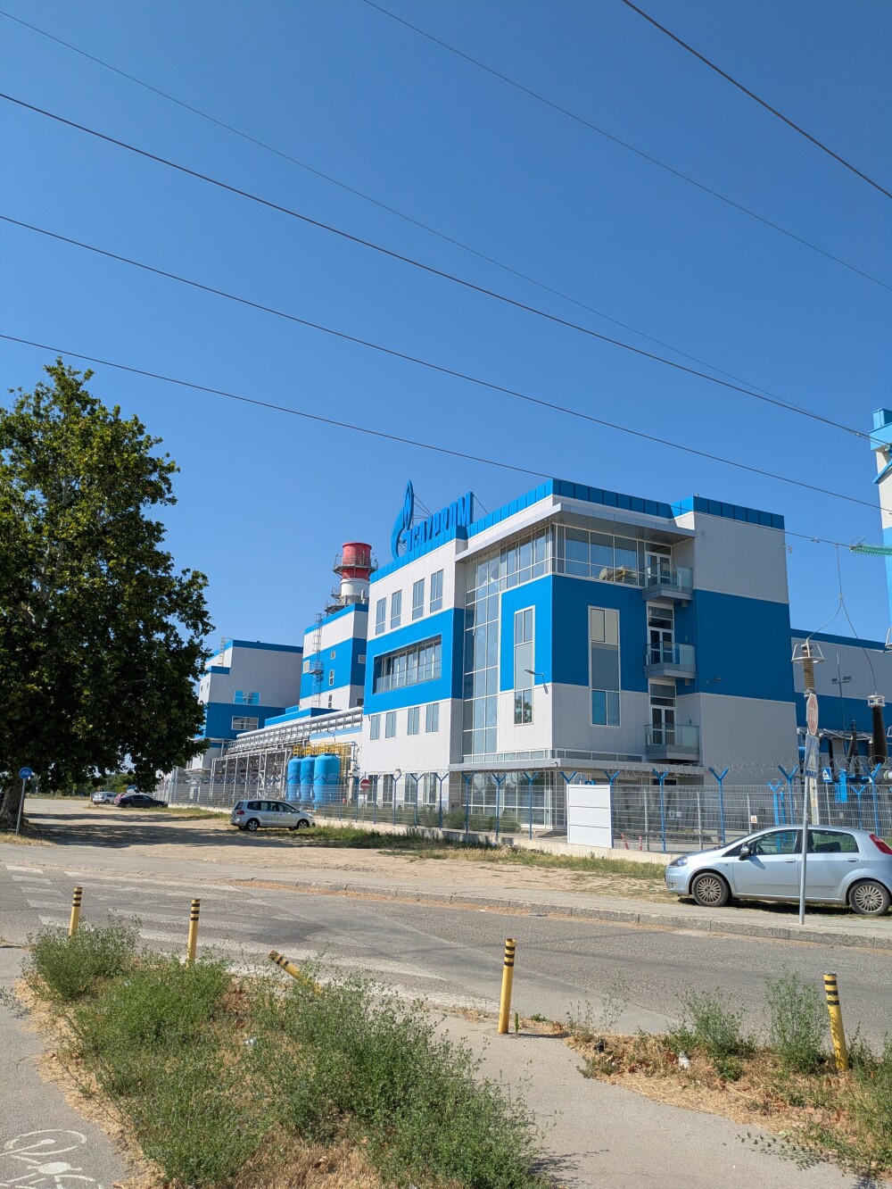 Funny to see a Gazprom building, but that's Serbia