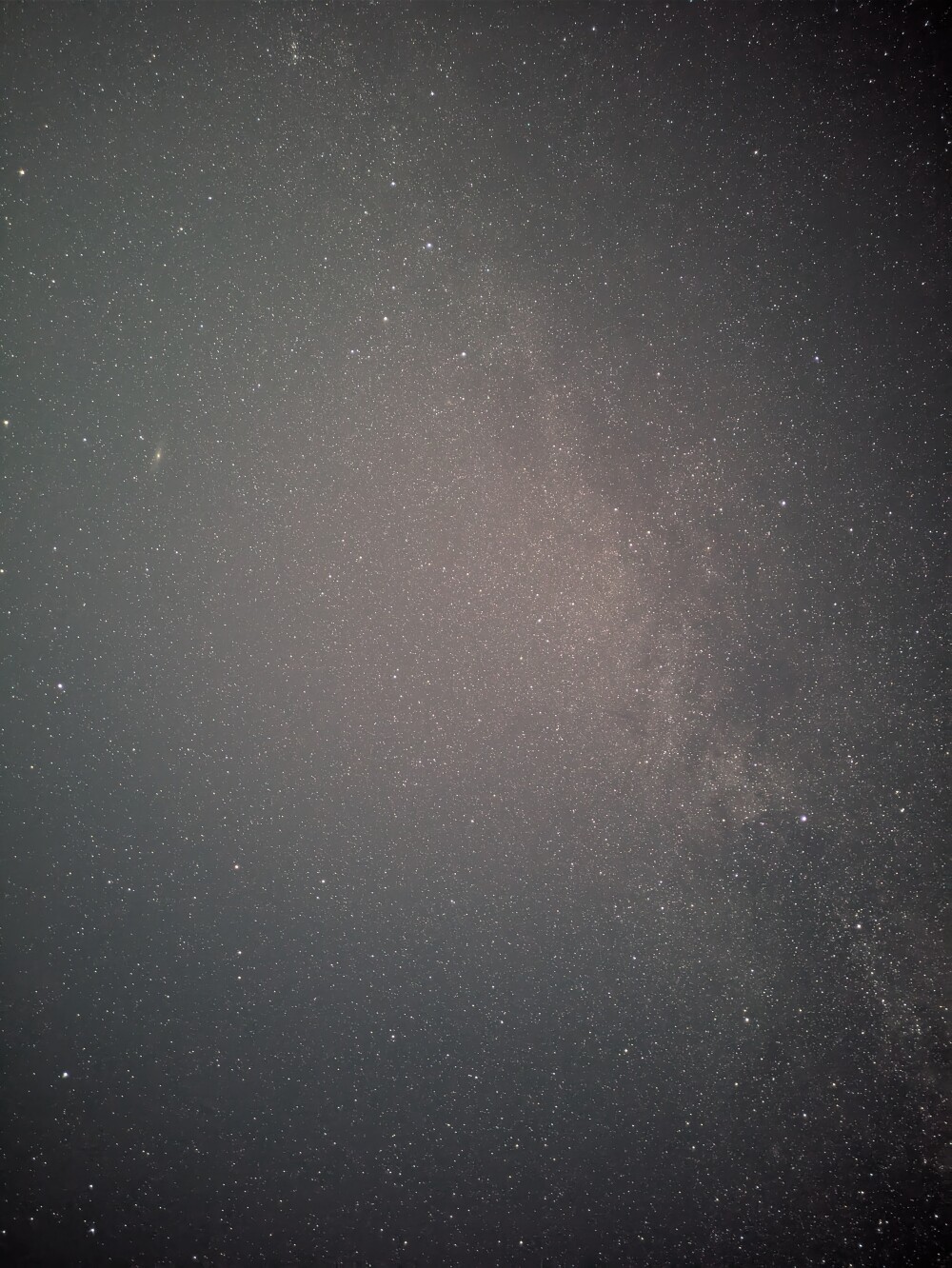 It was a clear night for stargazing