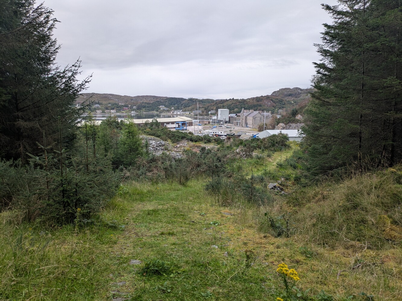 The view from my camping spot