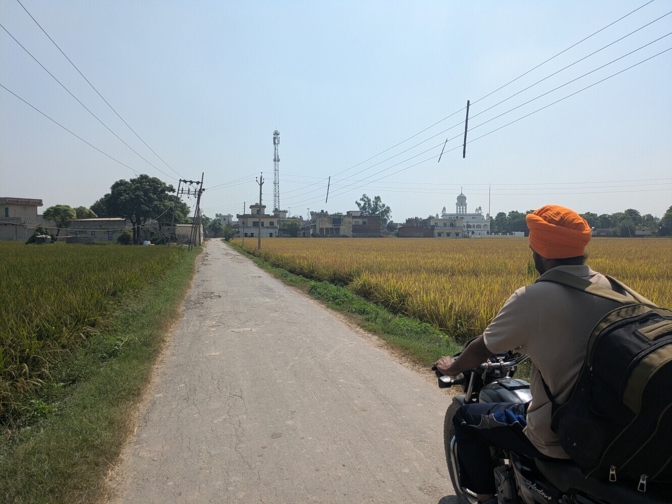 Off to the village