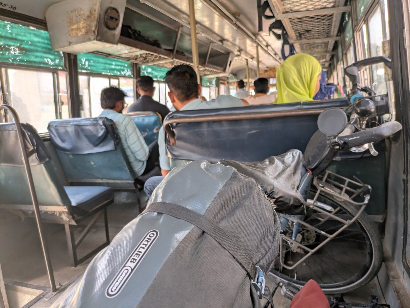 My bicycle made me popular on the bus to Rajgarh