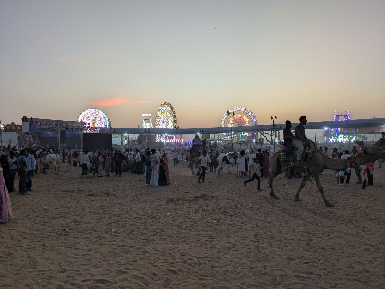 Dusk in Pushkar