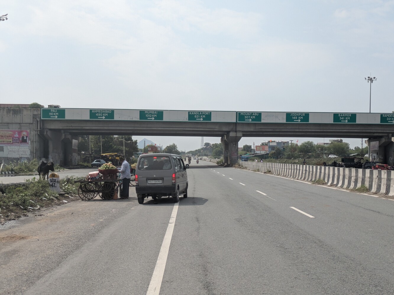 A thousand kilometres to Mumbai!