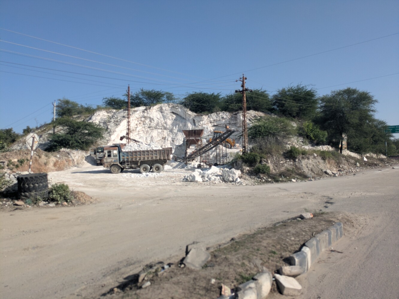 Quarries are big industry around here