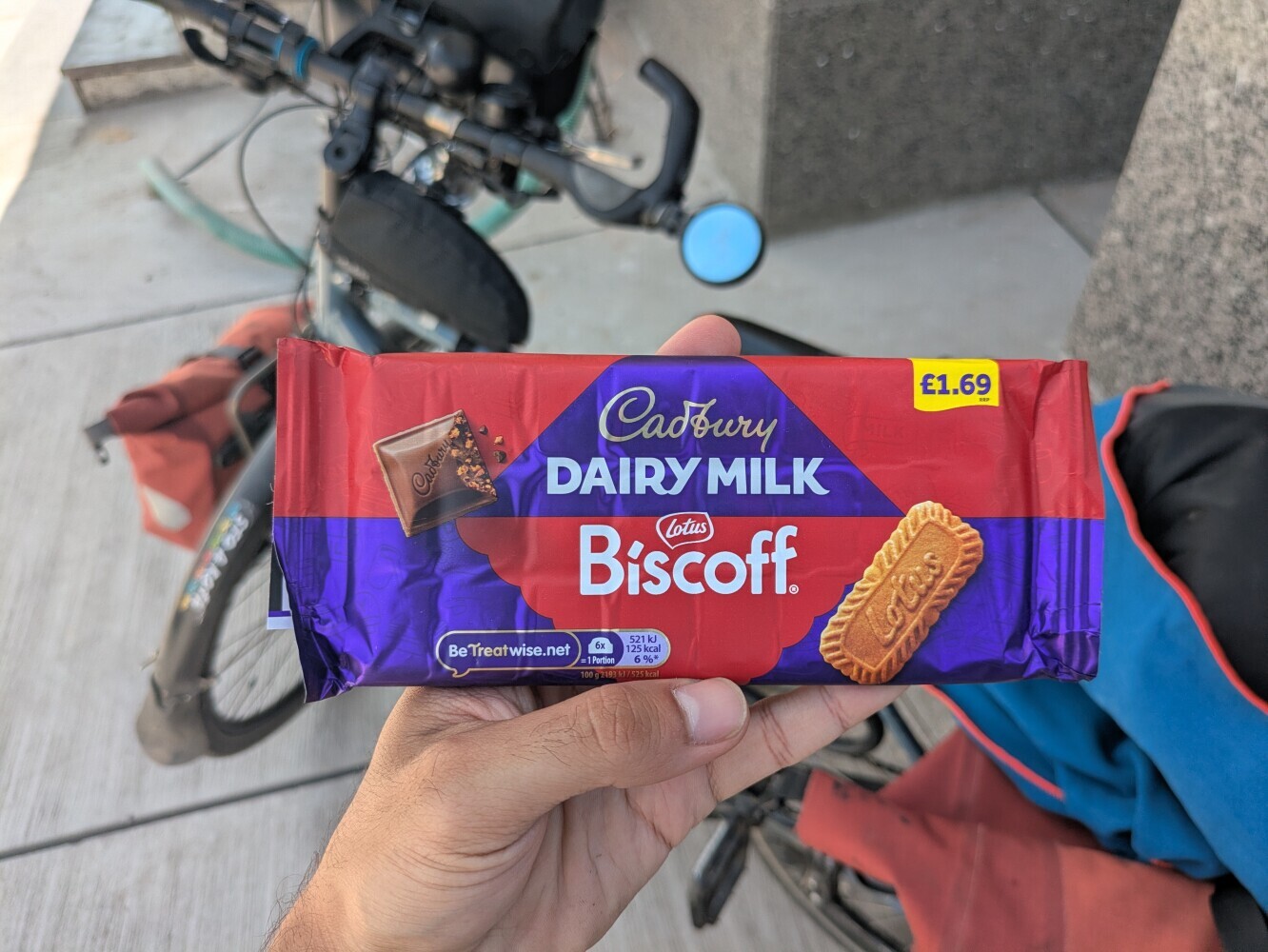 And an inexplicably British bar of chocolate