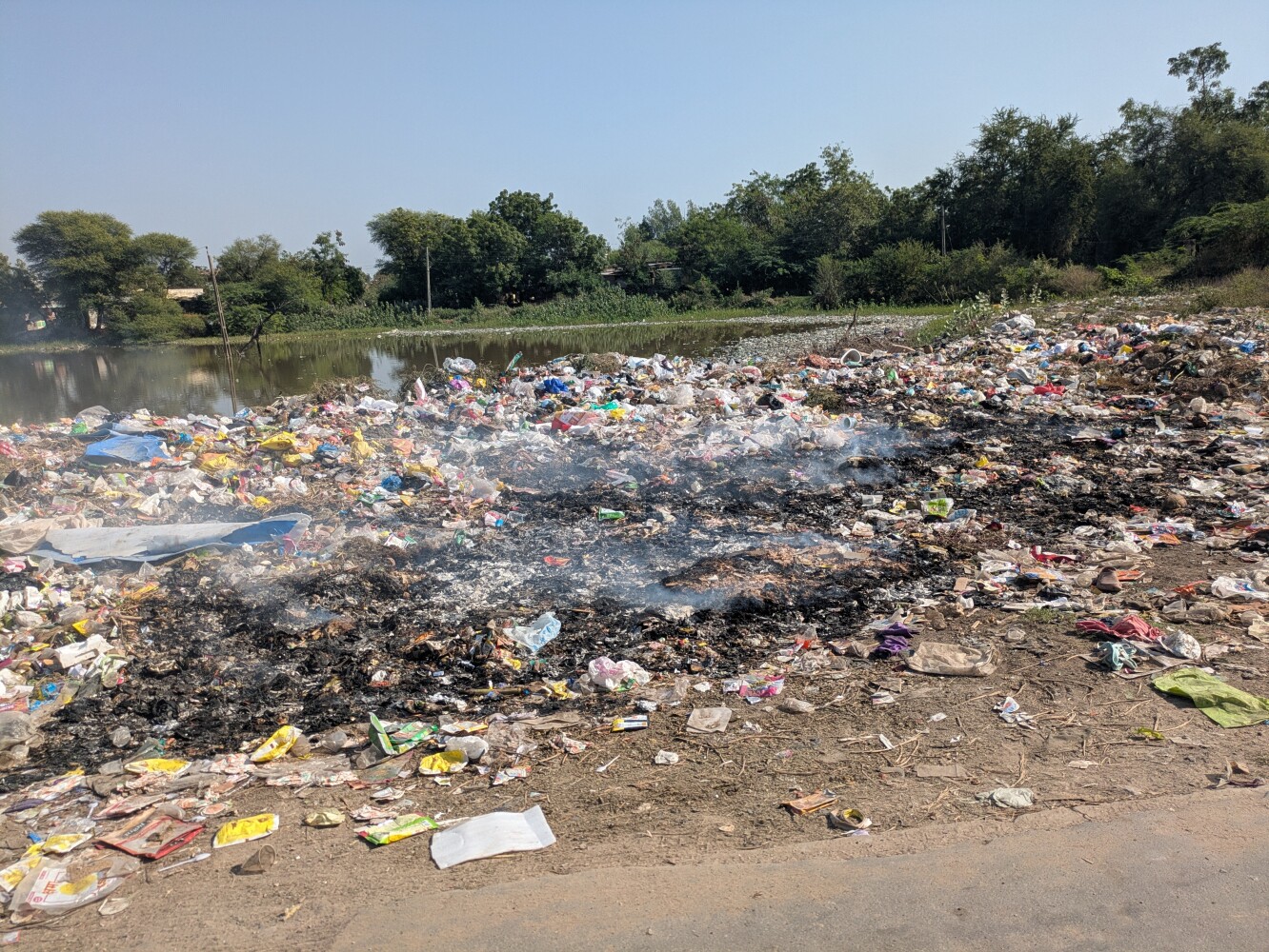 Still rubbish by the roads though