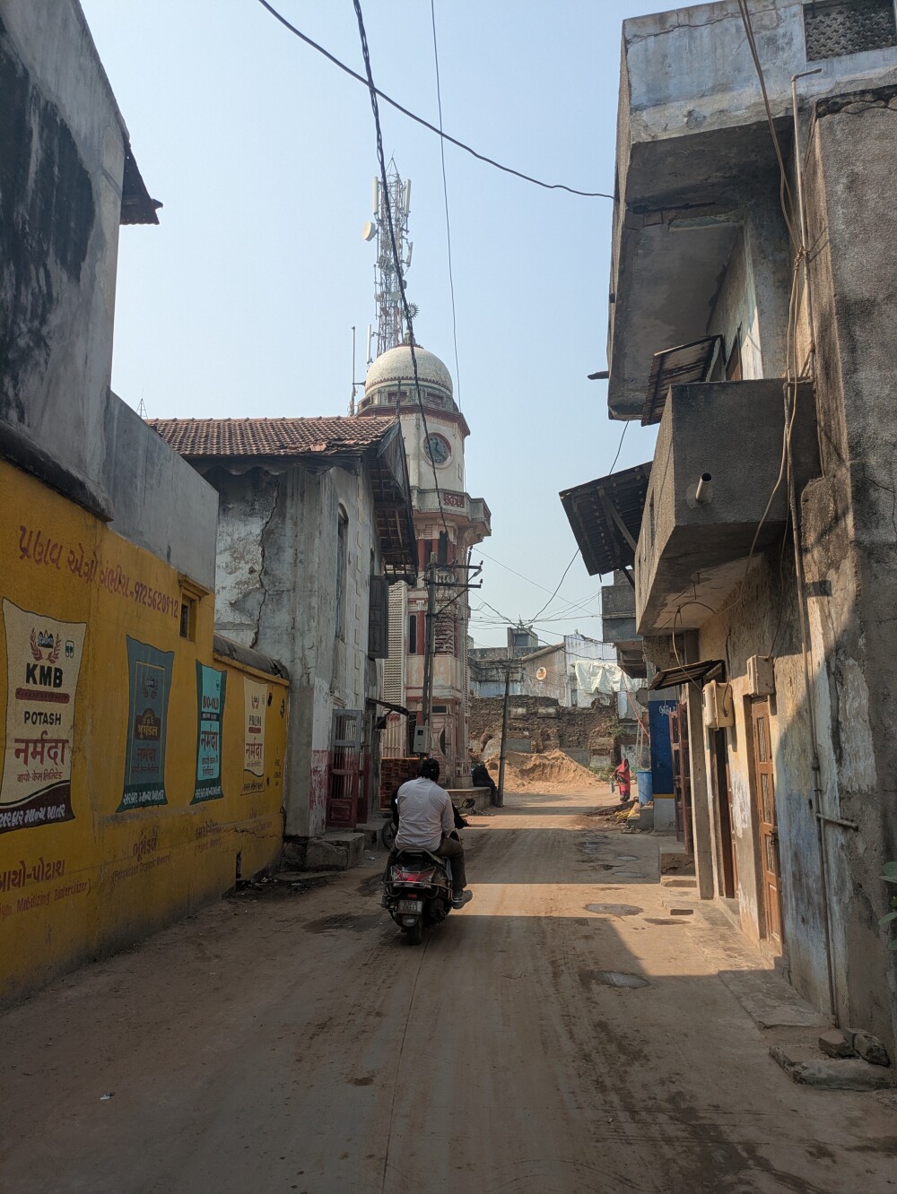 Going to Narendra's house