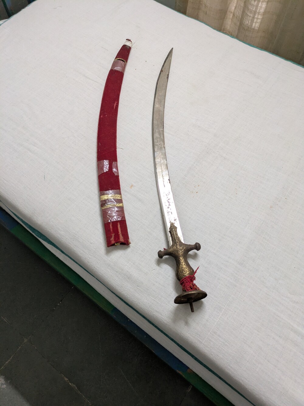 Someone left some swords in my room, but they weren't sharp