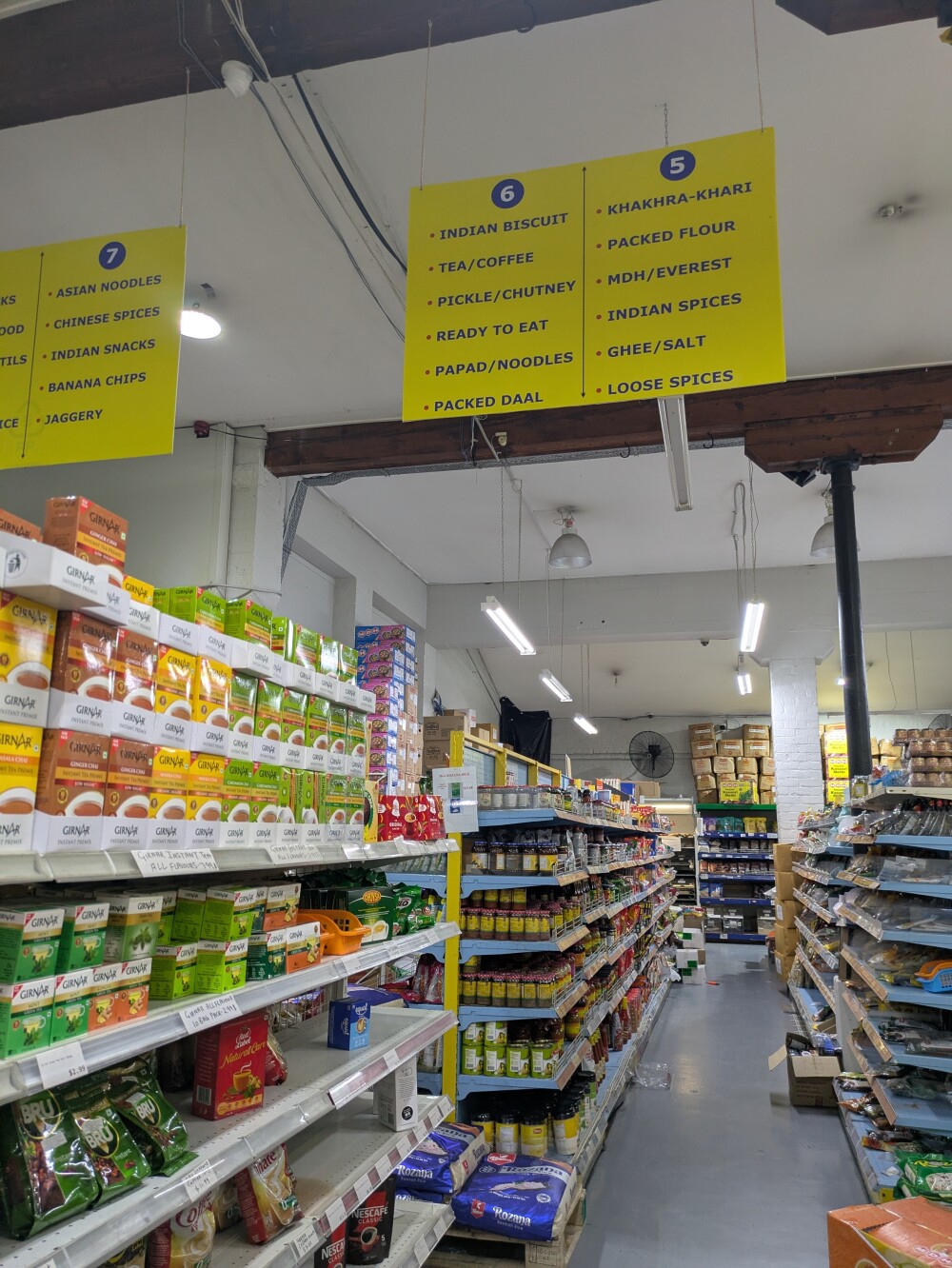 Auckland's Indian shops were more than ample for my rice and dal shopping