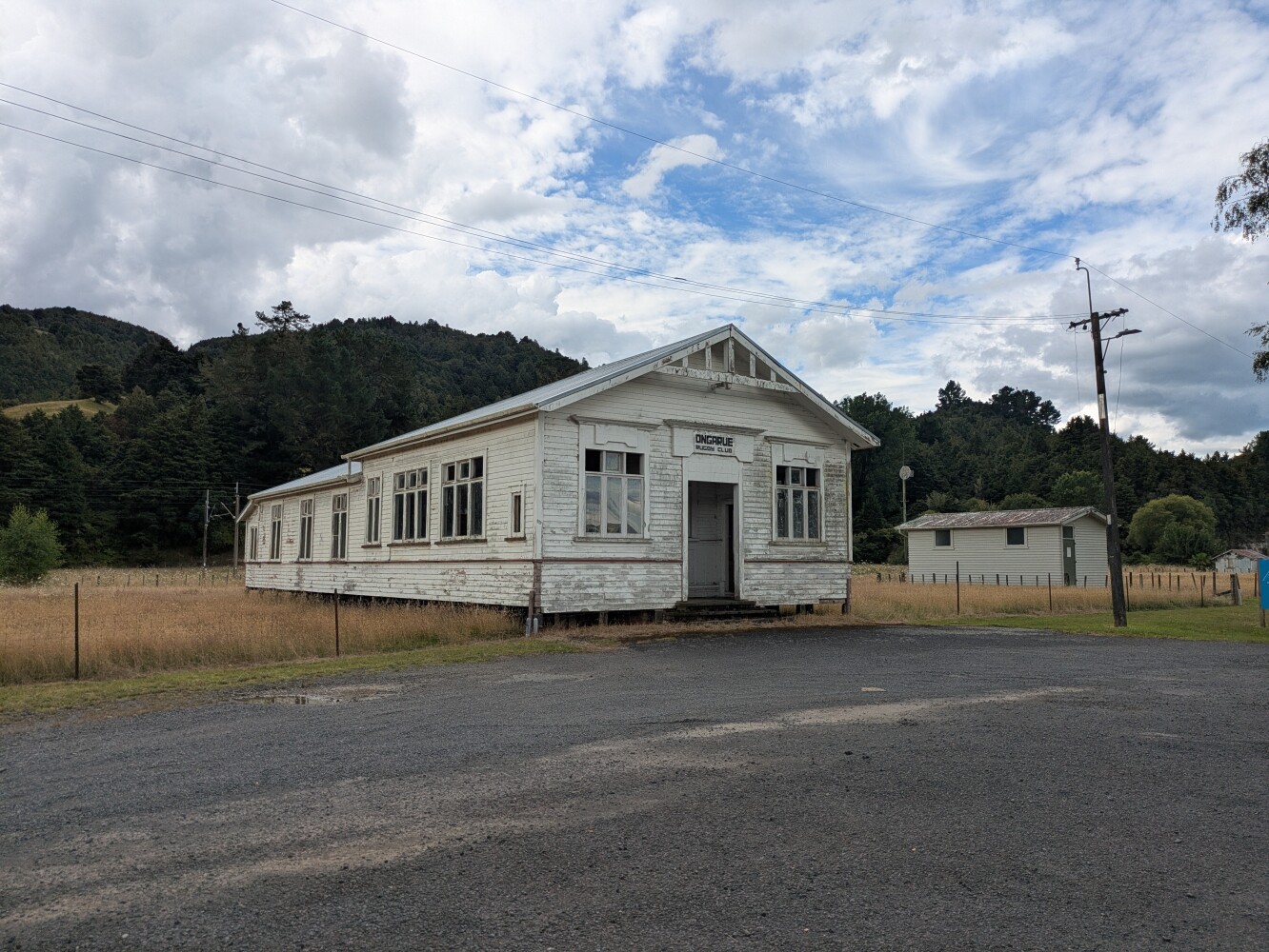 Ongarue rugby club has seen better days