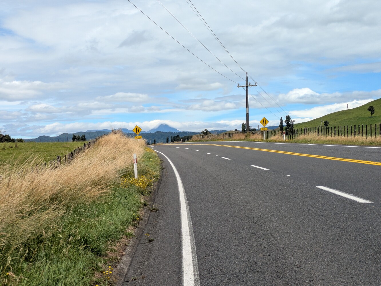 The ever present mountain ahead