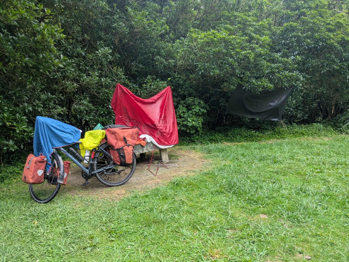 Finally a chance to dry out the tent
